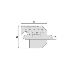 Thước đo mối hàn đa năng Insize 6832-1 4 Thước đo mối hàn đa năng Insize 6832-1