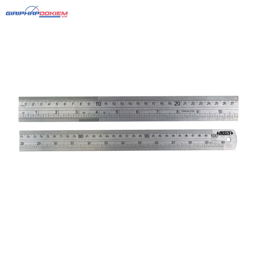 Thước Lá Thẳng Insize 7110-1000 (1000mm/40'') 2 Thước Lá Thẳng Insize 7110-1000 (1000mm/40'')