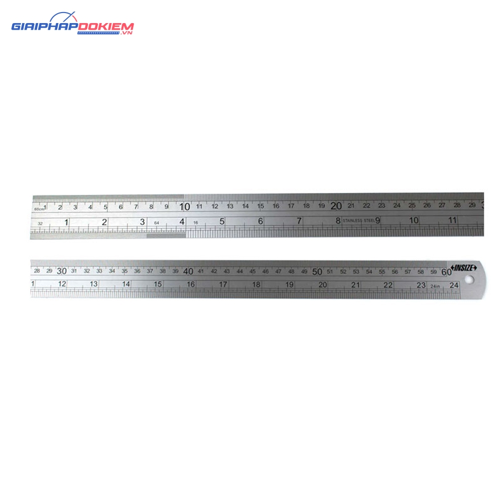 Thước Lá Thẳng Insize 7110-600 (600mm/24'') 2 Thước Lá Thẳng Insize 7110-600 (600mm/24'')