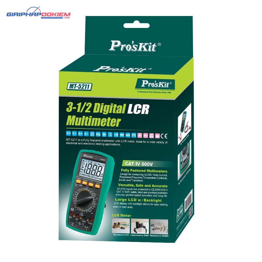 Đồng hồ đo LCR Pro'skit MT-5211 5 Đồng hồ đo LCR Pro'skit MT-5211 - Ảnh 4