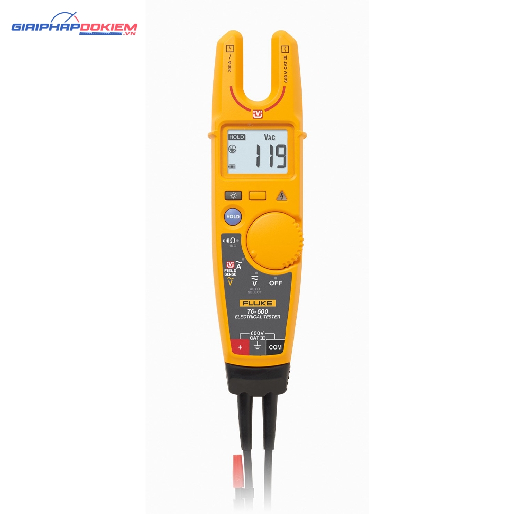 Ampe kìm hiển thị số điện tử AC FLUKE T6-600 16 Ampe kìm hiển thị số điện tử AC FLUKE T6-600 - Ảnh 2