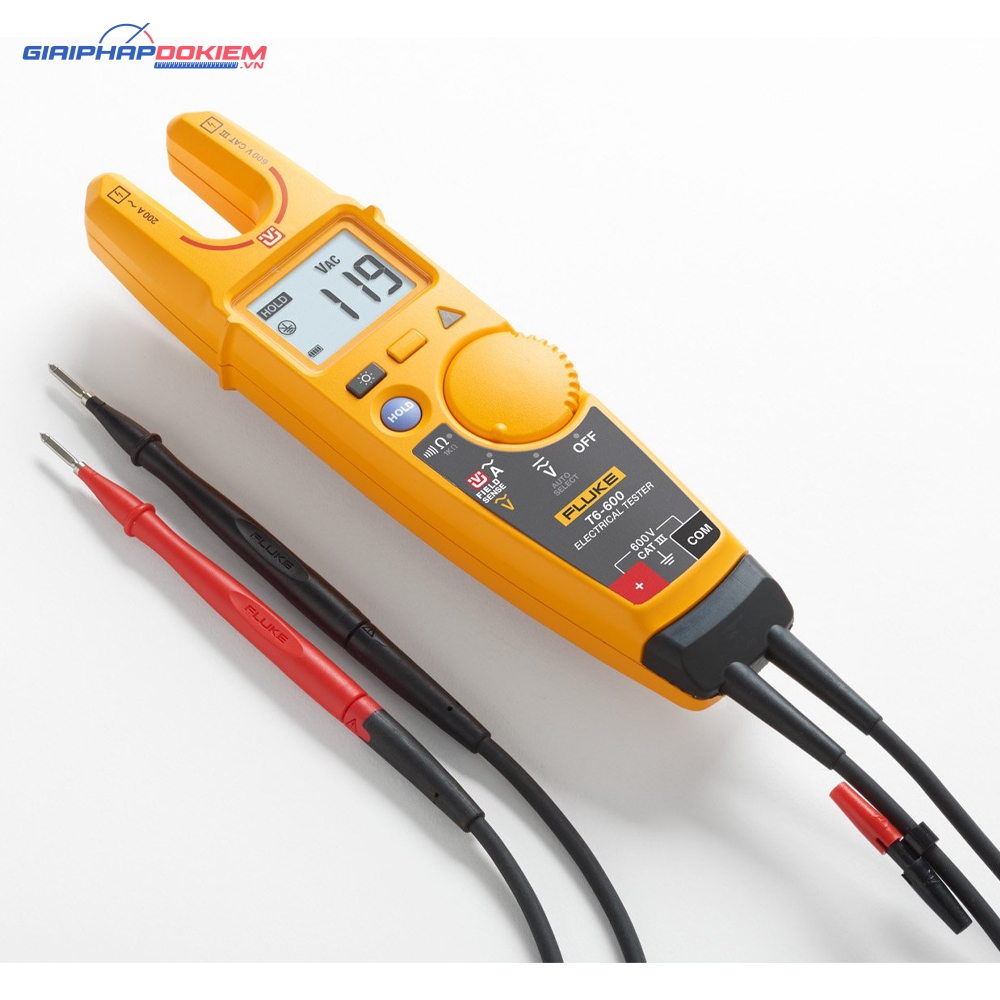 Ampe kìm hiển thị số điện tử AC FLUKE T6-600 17 Ampe kìm hiển thị số điện tử AC FLUKE T6-600 - Ảnh 3