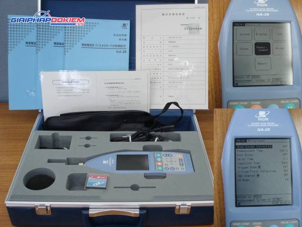 Máy đo độ ồn RION NA-28 8 Máy đo độ ồn RION NA-28 - Ảnh 4