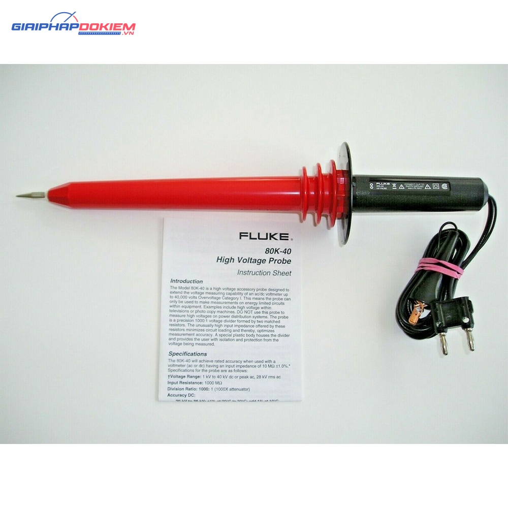 Dụng cụ đo điện áp cao FLUKE 80K-40 20 Dụng cụ đo điện áp cao FLUKE 80K-40 - Ảnh 4