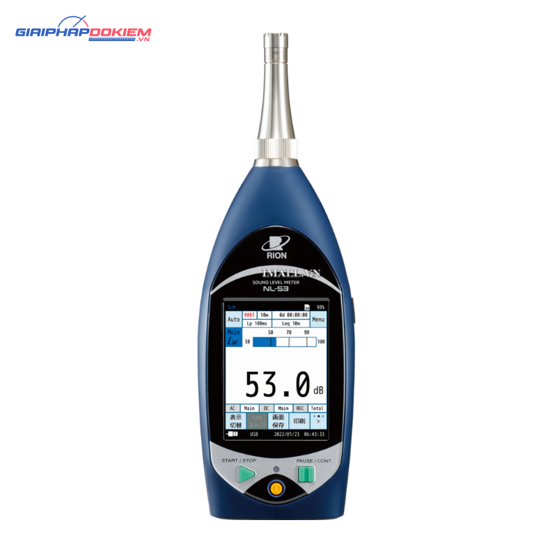 Máy đo độ ồn RION NL-53 3 Máy đo độ ồn RION NL-53