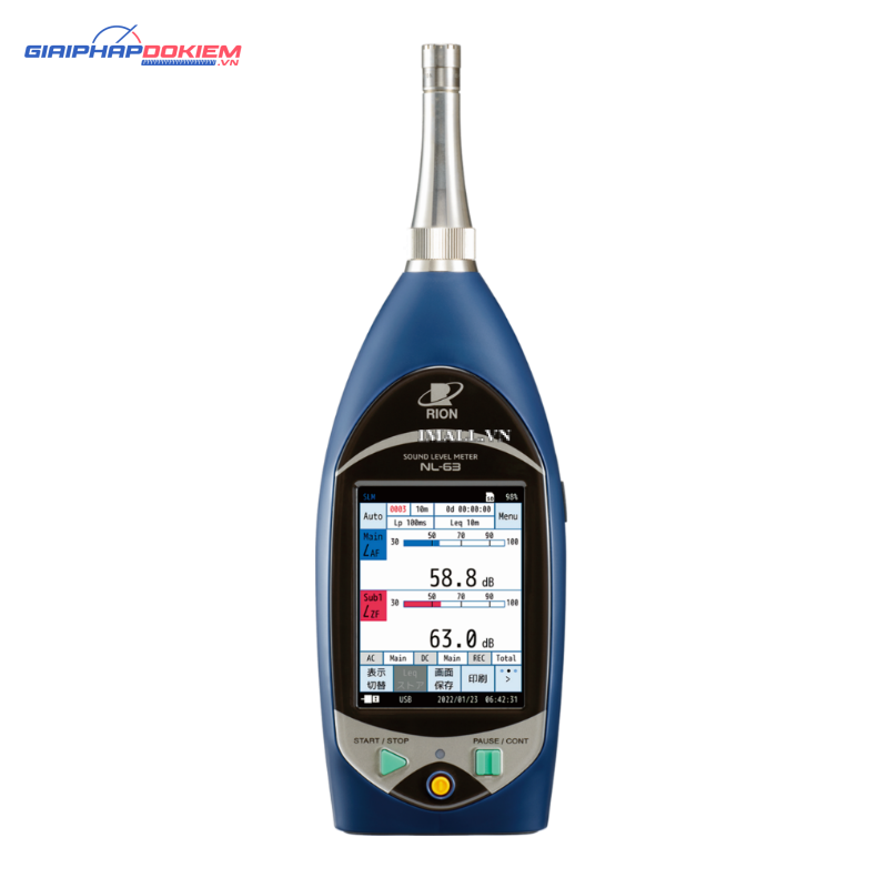 Máy đo độ ồn RION NL-63 3 Máy đo độ ồn RION NL-63