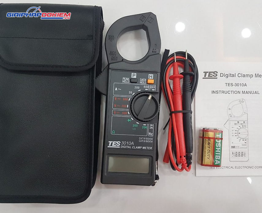 Đồng hồ ampe kìm TES 3010A 9 Đồng hồ ampe kìm TES 3010A - Ảnh 2