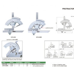 Thước đo góc INSIZE 2374-320 4 Thước đo góc INSIZE 2374-320
