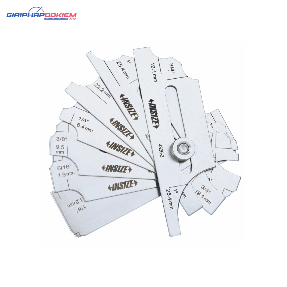 Thước đo mối hàn INSIZE 4836-2 2 Thước đo mối hàn INSIZE 4836-2