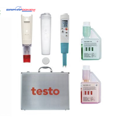 Bộ dụng cụ đo pH/nhiệt độ Testo 206 pH1 (0563 2065) 6 Bộ dụng cụ đo pH/nhiệt độ Testo 206 pH1