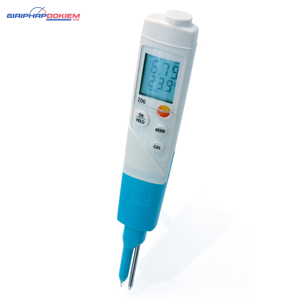 Máy đo PH, nhiệt độ Testo 206 pH2 (0 ~ 60 °C; 0~14 pH) 6 Máy đo PH, nhiệt độ Testo 206 pH2 (0 ~ 60 °C; 0~14 pH) - Ảnh 2