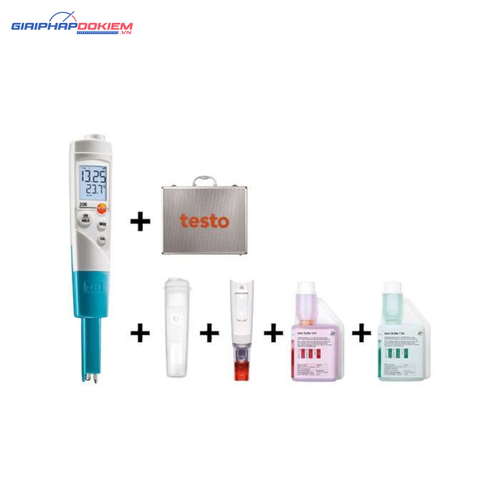 Máy đo PH, nhiệt độ Testo 206 pH1 (0 ~ 60 °C; 0~14 pH) 7 Máy đo PH, nhiệt độ Testo 206 pH1 (0 ~ 60 °C; 0~14 pH) - Ảnh 5
