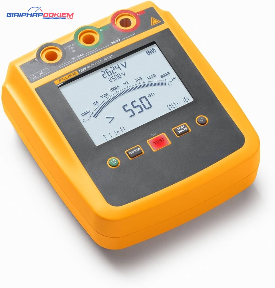 Máy Đo Điện Trở Cách Điện Fluke 1535 2500V (Megaohm kế cao áp) 12 Máy Đo Điện Trở Cách Điện Fluke 1535 2500V (Megaohm kế cao áp) - Ảnh 3