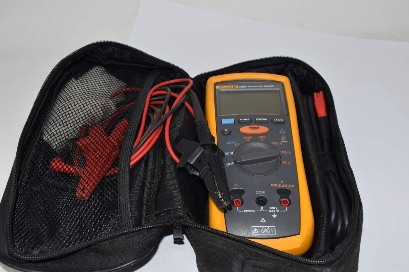 MÁY ĐO ĐIỆN TRỞ CÁCH ĐIỆN FLUKE 1507 (1000V, 10GΩ) 23 MÁY ĐO ĐIỆN TRỞ CÁCH ĐIỆN FLUKE 1507 (1000V, 10GΩ) - Ảnh 10