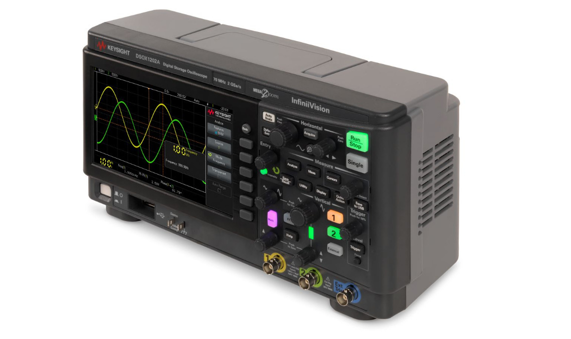 Máy hiện sóng số KEYSIGHT DSOX1202A (70Mhz, 2 CH, 2 GSa/s) 4 Máy hiện sóng số KEYSIGHT DSOX1202A (70Mhz, 2 CH, 2 GSa/s) - Ảnh 3