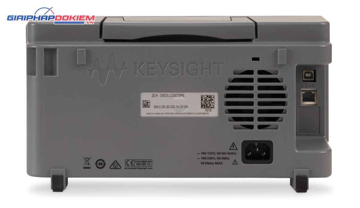 Máy hiện sóng số KEYSIGHT DSOX1202A (70Mhz, 2 CH, 2 GSa/s) 5 Máy hiện sóng số KEYSIGHT DSOX1202A (70Mhz, 2 CH, 2 GSa/s) - Ảnh 4