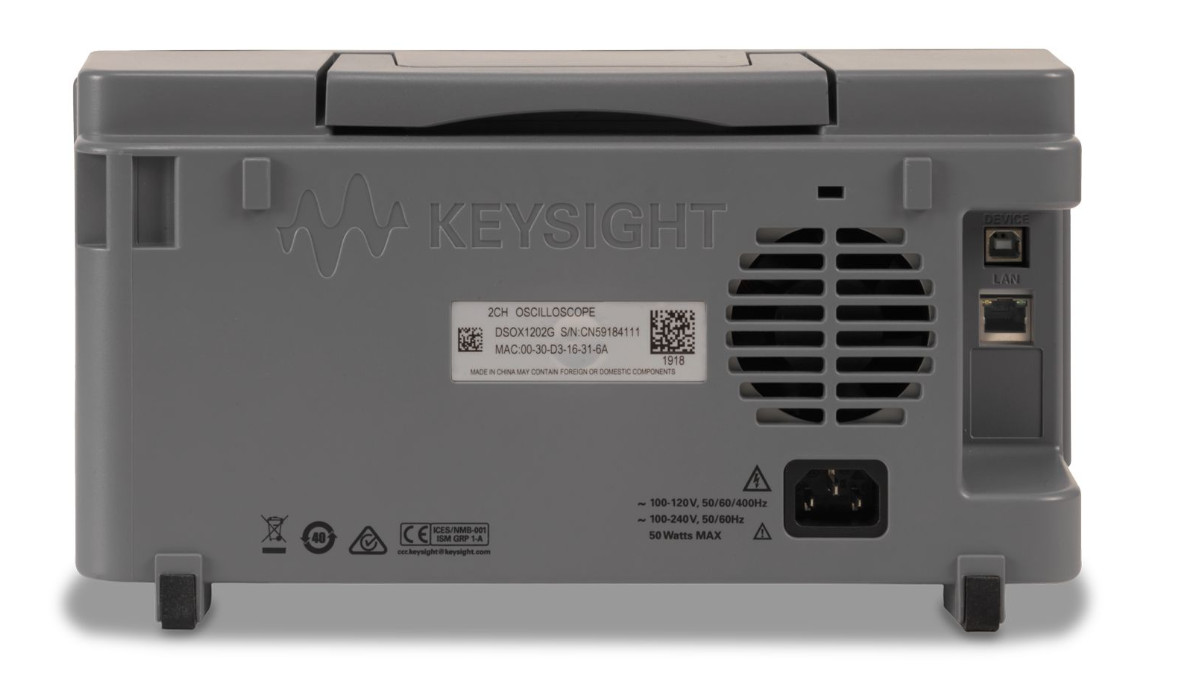 Máy hiện sóng số KEYSIGHT DSOX1202G (+Opt DSOX1202A-100 100Mhz, 2 CH, 2 GSa/s, WaveGen 20-MHz ) 5 Máy hiện sóng số KEYSIGHT DSOX1202G (+Opt DSOX1202A-100 100Mhz, 2 CH, 2 GSa/s, WaveGen 20-MHz ) - Ảnh 4