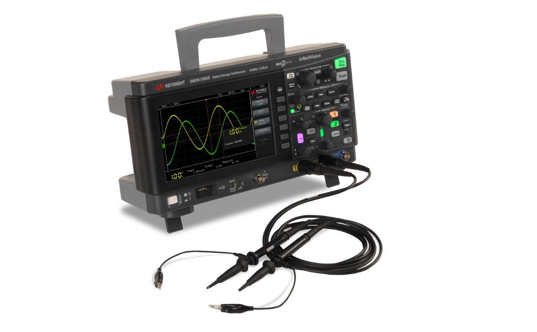 Máy hiện sóng số KEYSIGHT DSOX1202G ( 70Mhz, 2 CH, 2 GSa/s, WaveGen 20-MHz ) 4 Máy hiện sóng số KEYSIGHT DSOX1202G ( 70Mhz, 2 CH, 2 GSa/s, WaveGen 20-MHz ) - Ảnh 3