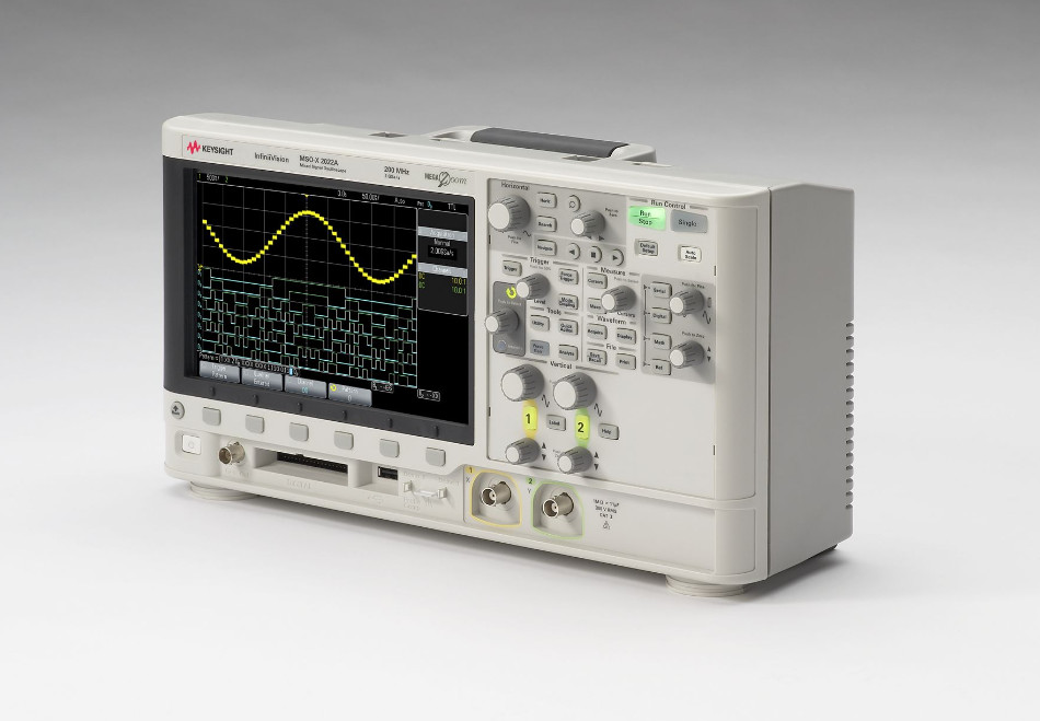 Máy hiện sóng số KEYSIGHT DSOX2022A (200 MHz, 2CH, 2 GSa/s) 3 Máy hiện sóng số KEYSIGHT DSOX2022A (200 MHz, 2CH, 2 GSa/s) - Ảnh 2