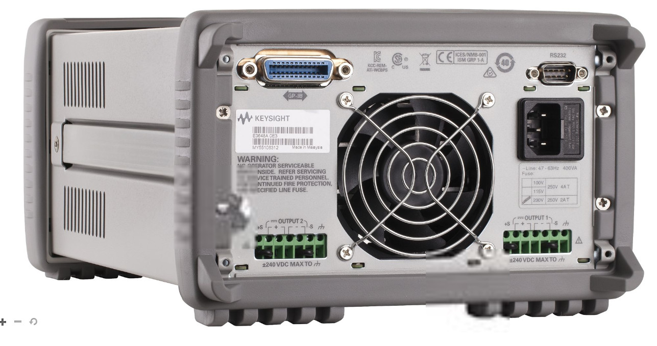 Nguồn DC 2 đầu ra với 2 dải tùy chọn KEYSIGHT E3648A (0-8V/5A & 0-20V/2.5A, 100W) 4 Nguồn DC 2 đầu ra với 2 dải tùy chọn KEYSIGHT E3648A (0-8V/5A & 0-20V/2.5A, 100W) - Ảnh 3