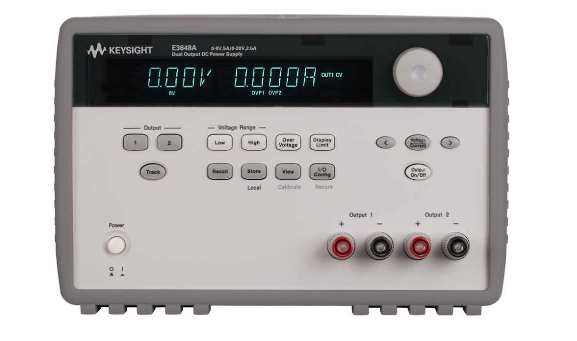 Nguồn DC 2 đầu ra với 2 dải tùy chọn KEYSIGHT E3648A (0-8V/5A & 0-20V/2.5A, 100W) 2 Nguồn DC 2 đầu ra với 2 dải tùy chọn KEYSIGHT E3648A (0-8V/5A & 0-20V/2.5A, 100W)