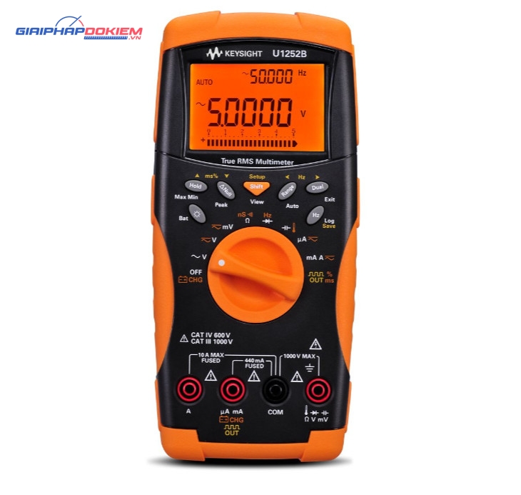 Đồng hồ vạn năng KEYSIGHT U1252B (0.025%; ra xung PWM 4.8kHz; pin sạc; AC+DC) 2 Đồng hồ vạn năng KEYSIGHT U1252B (0.025%; ra xung PWM 4.8kHz; pin sạc; AC+DC)