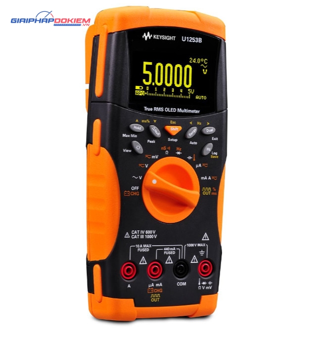 Đồng hồ vạn năng KEYSIGHT U1253B (OLED, 0.025%, out xung PWM 4.8kHz, pin sạc, AC+DC) 2 Đồng hồ vạn năng KEYSIGHT U1253B (OLED, 0.025%, out xung PWM 4.8kHz, pin sạc, AC+DC)