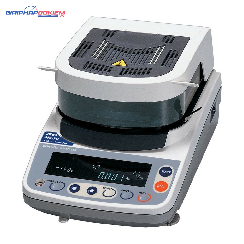 Cân Phân Tích Ẩm AND MS-70 6 Cân Phân Tích Ẩm AND MS-70