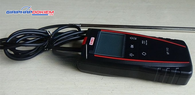 Máy đo tốc độ gió, lưu lượng gió KIMO VT110 6 Máy đo tốc độ gió, lưu lượng gió KIMO VT110 - Ảnh 3