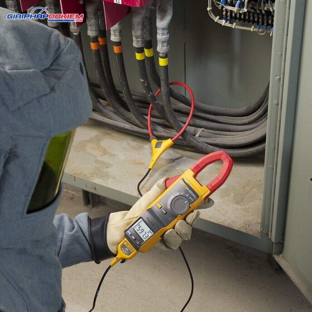 Ampe kìm AC/DC hiệu dụng thực hiển thị từ xa Fluke 381 với iFlex 14 Ampe kìm AC/DC hiệu dụng thực hiển thị từ xa Fluke 381 với iFlex - Ảnh 4