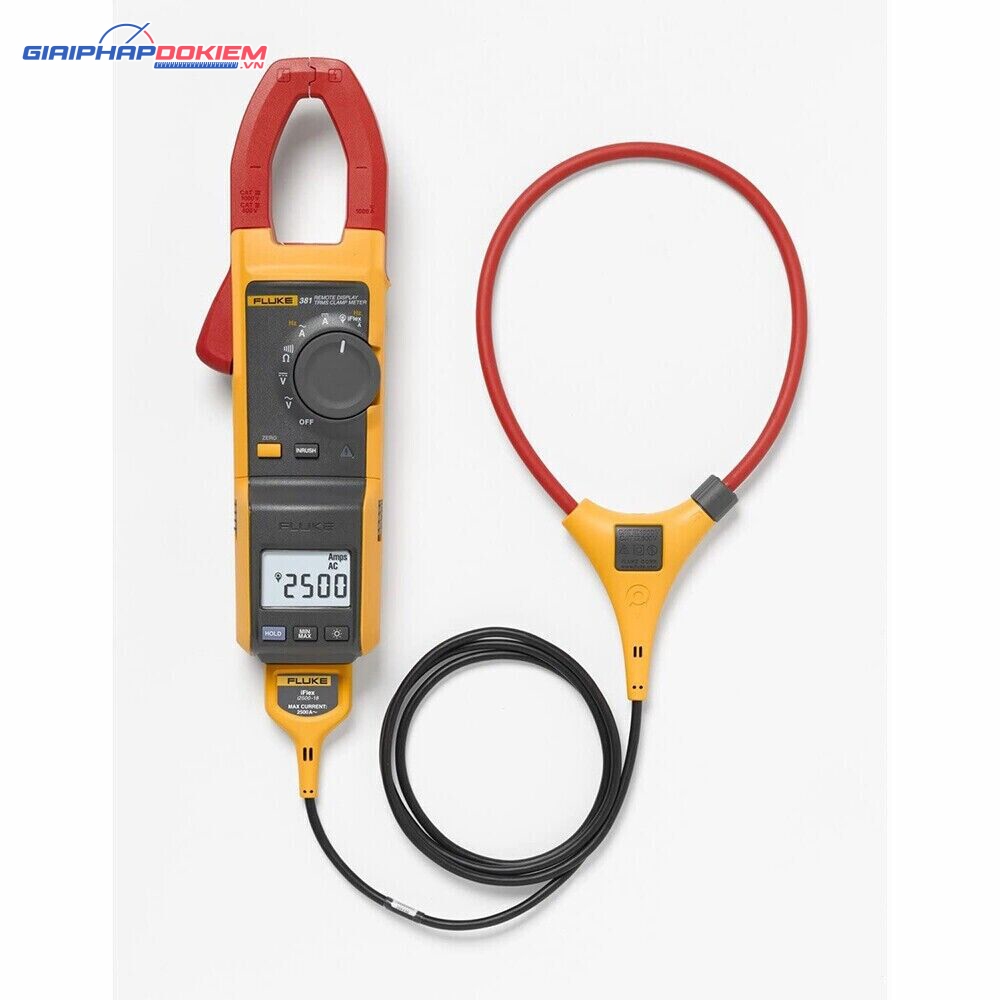 Ampe kìm AC/DC hiệu dụng thực hiển thị từ xa Fluke 381 với iFlex 12 Ampe kìm AC/DC hiệu dụng thực hiển thị từ xa Fluke 381 với iFlex - Ảnh 2