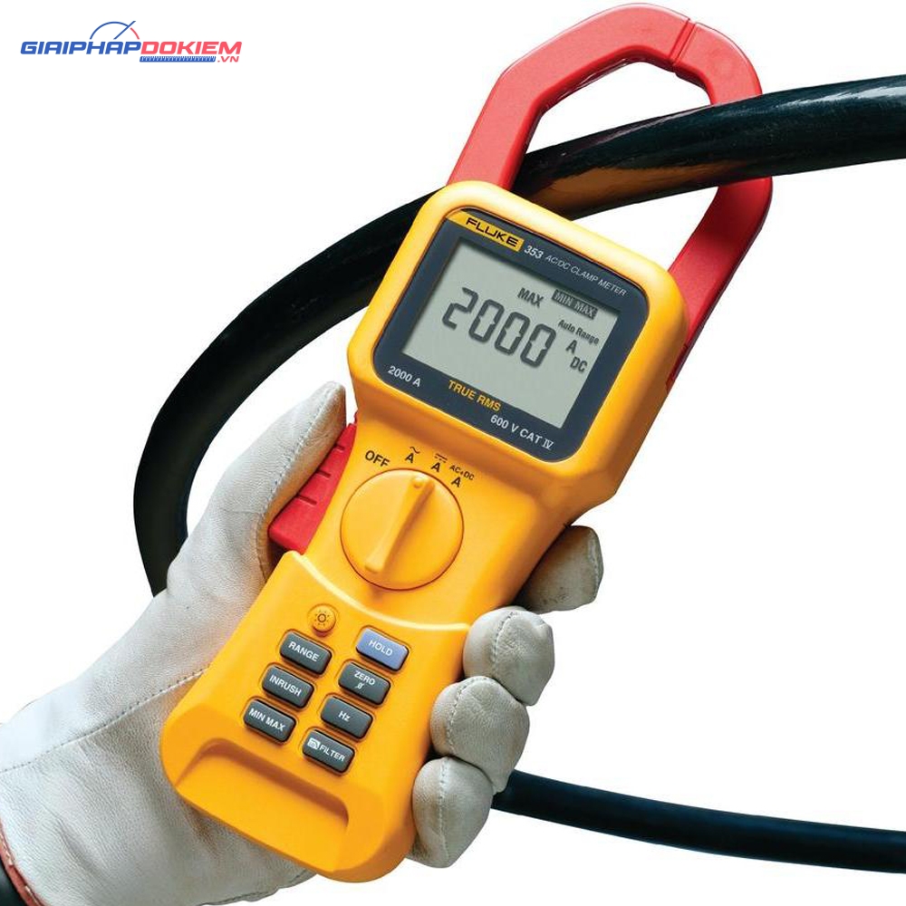 Ampe kìm FLUKE 353 (2000A; True RMS) 12 Ampe kìm FLUKE 353 (2000A; True RMS) - Ảnh 3