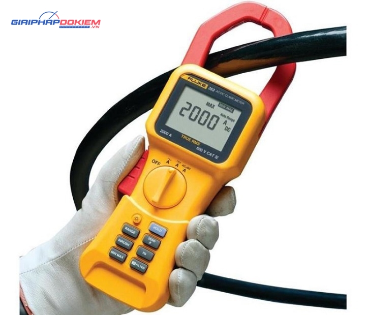 Ampe kìm FLUKE 353 (2000A; True RMS) 14 Ampe kìm FLUKE 353 (2000A; True RMS) - Ảnh 5