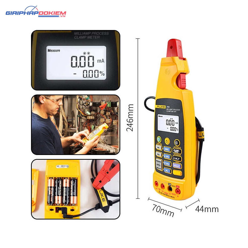 Ampe kìm FLUKE 773 (100mA) 21 Ampe kìm FLUKE 773 (100mA) - Ảnh 4