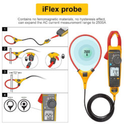 Ampe kìm True-rms AC/DC Fluke 378 FC với iFlex™ 28 ampe kim true rms ac dc fluke 378 fc voi iflex™ 2