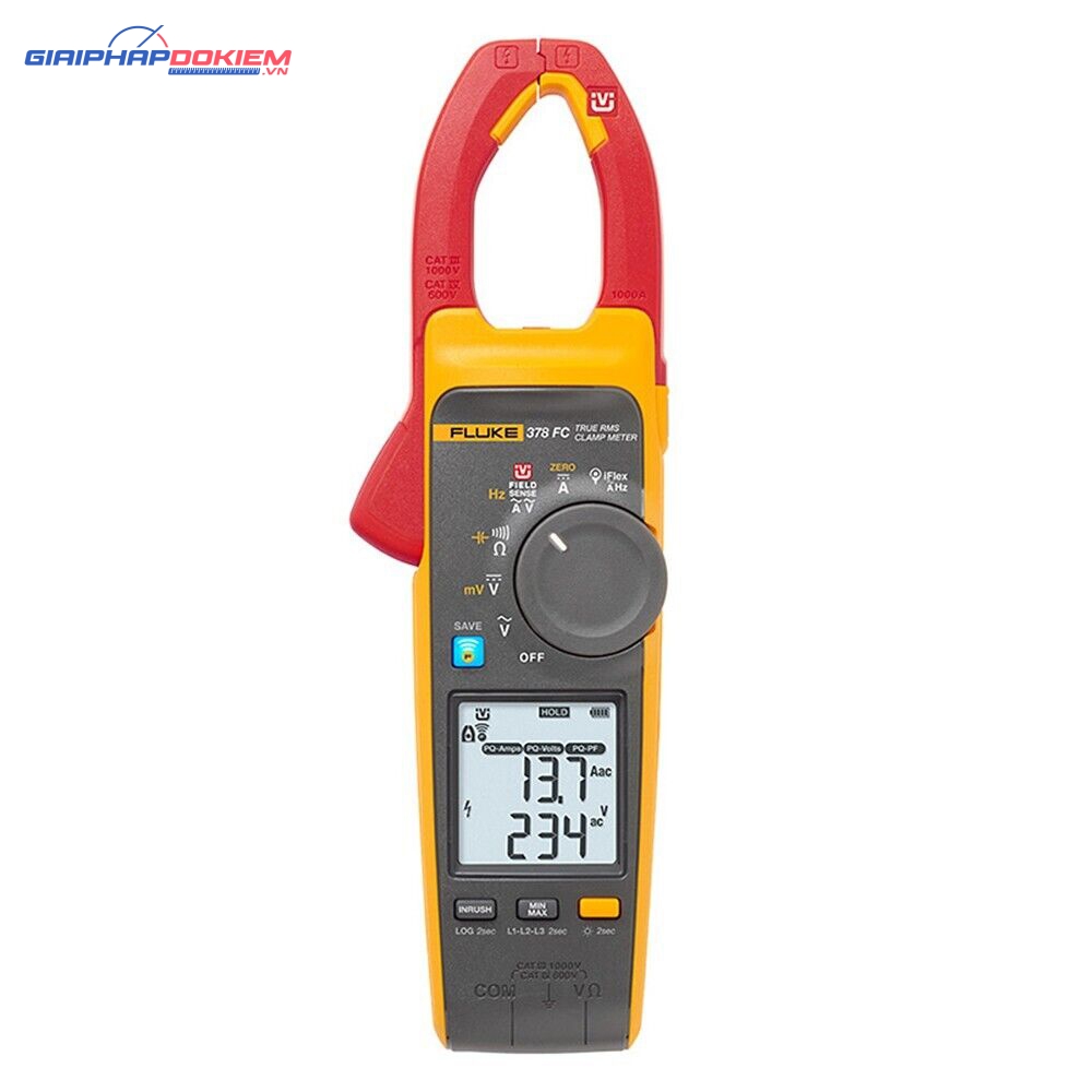 Ampe kìm True-rms AC/DC Fluke 378 FC với iFlex™ 12 Ampe kìm True-rms AC/DC Fluke 378 FC với iFlex™
