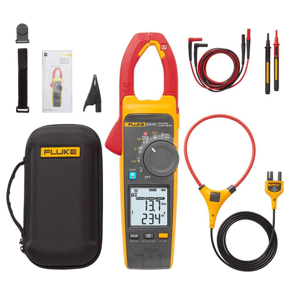 Ampe kìm True-rms AC/DC Fluke 378 FC với iFlex™ 15 Ampe kìm True-rms AC/DC Fluke 378 FC với iFlex™ - Ảnh 4