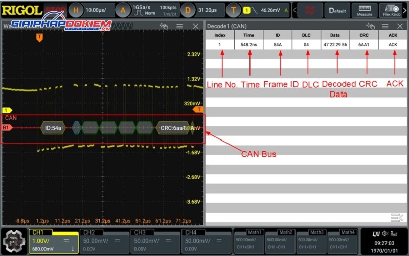 Máy hiện sóng oscilloscope Rigol DHO1074 (70Mhz, 4 kênh) 10 Máy hiện sóng oscilloscope Rigol DHO1074 (70Mhz, 4 kênh) - Ảnh 4