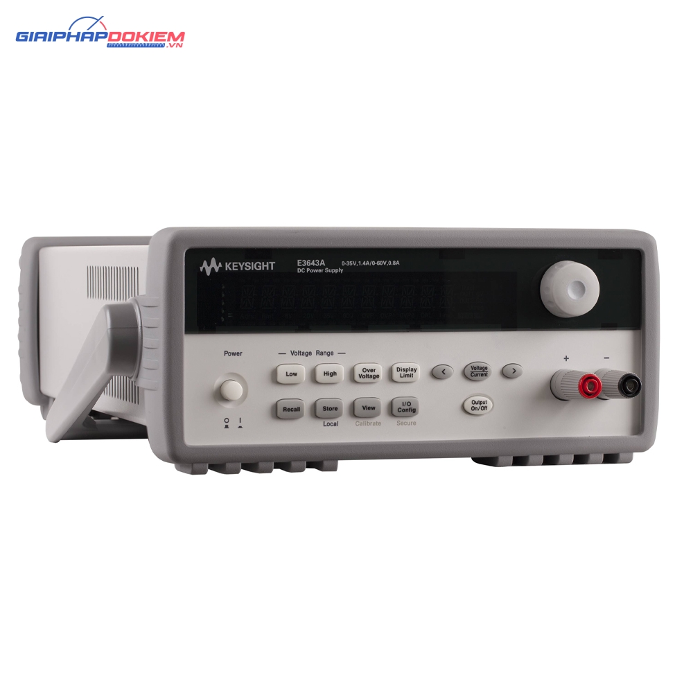 Bộ nguồn DC 1 đầu ra với 2 dải tùy chọn KEYSIGHT E3643A (0-35V/1.4A & 0-60V/0.8A, 50W) 2 Bộ nguồn DC 1 đầu ra với 2 dải tùy chọn KEYSIGHT E3643A (0-35V/1.4A & 0-60V/0.8A, 50W)