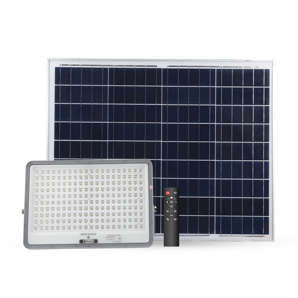Đèn chiếu pha năng lượng mặt trời CP02.SL.RF 100W