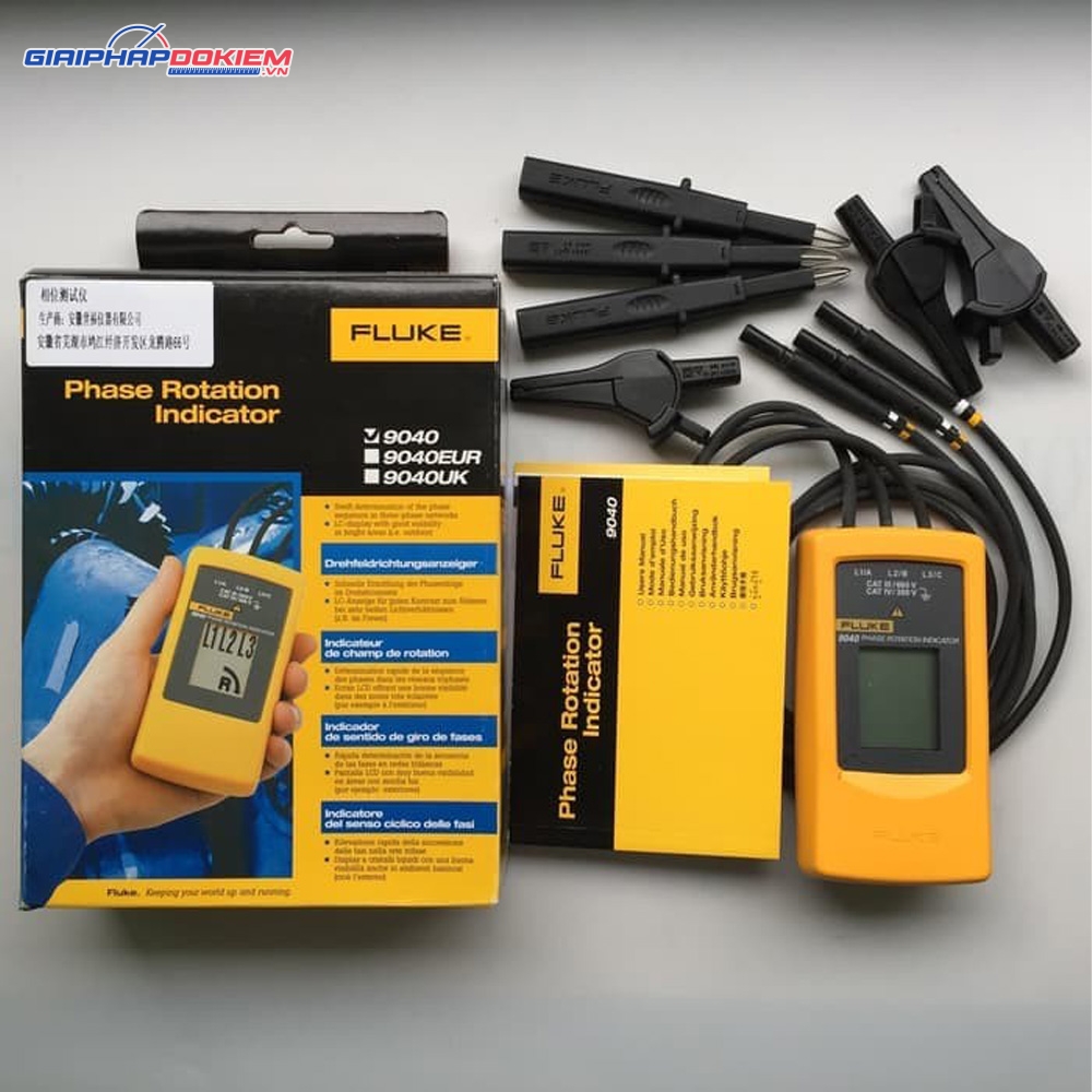 Thiết bị đo thứ tự pha Fluke 9040 21 Thiết bị đo thứ tự pha Fluke 9040 - Ảnh 10