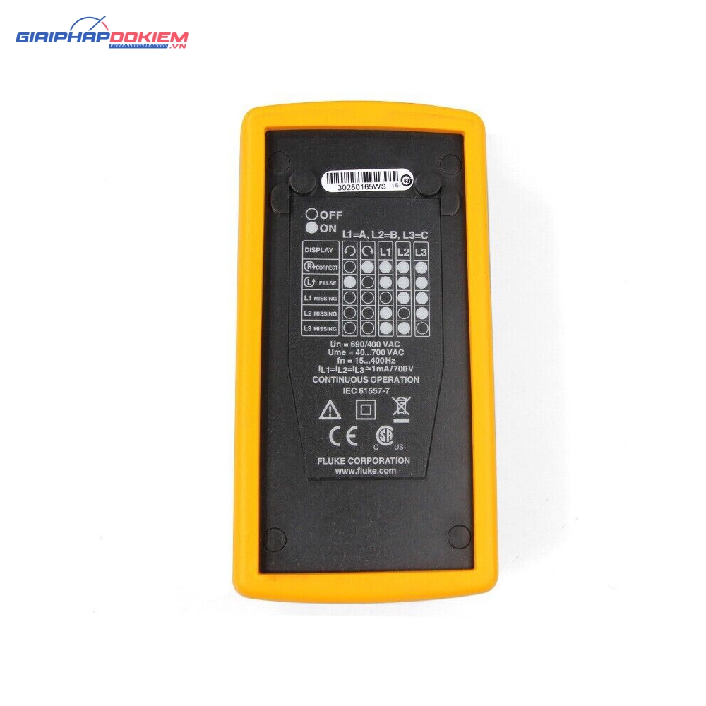Thiết bị đo thứ tự pha Fluke 9040 15 Thiết bị đo thứ tự pha Fluke 9040 - Ảnh 4