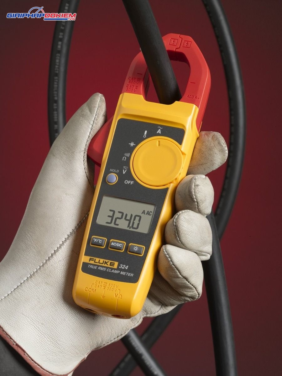 Ampe kìm FLUKE 324 (AC 400A; True RMS) 15 Ampe kìm FLUKE 324 (AC 400A; True RMS) - Ảnh 5