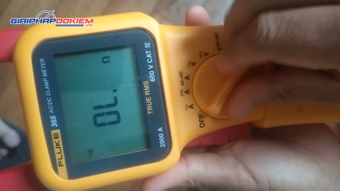 Ampe kìm FLUKE 355 (2000A; True RMS) 20 Ampe kìm FLUKE 355 (2000A; True RMS) - Ảnh 10