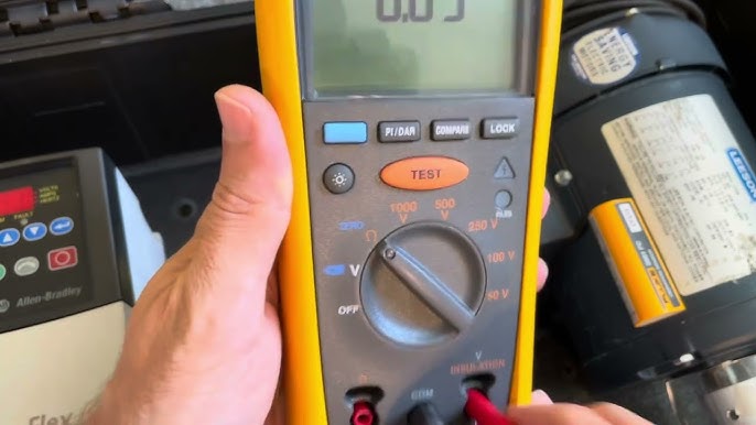 MÁY ĐO ĐIỆN TRỞ CÁCH ĐIỆN FLUKE 1507 (1000V, 10GΩ) 17 MÁY ĐO ĐIỆN TRỞ CÁCH ĐIỆN FLUKE 1507 (1000V, 10GΩ) - Ảnh 4