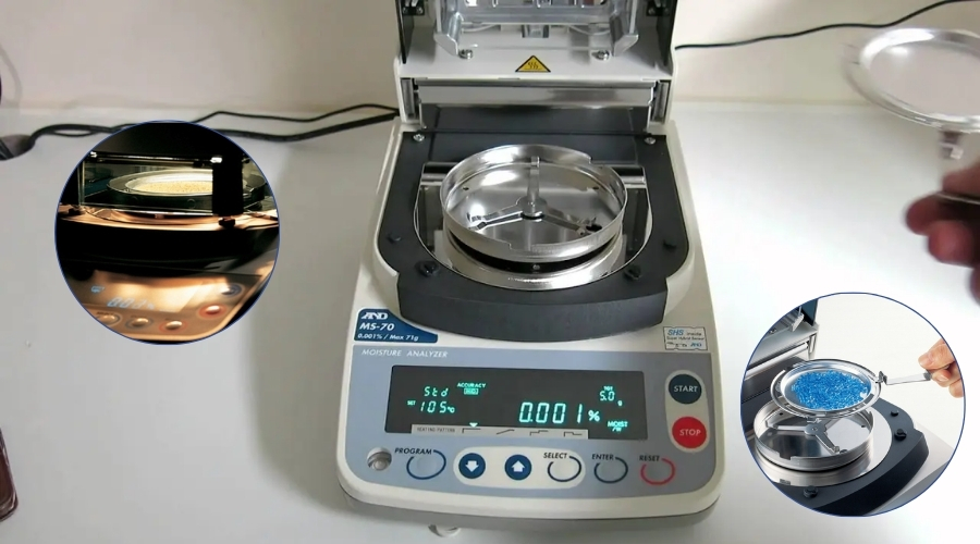 Cân Phân Tích Ẩm AND MS-70 12 Lợi ích khi sử dụng cân phân tích ẩm AND MS-70