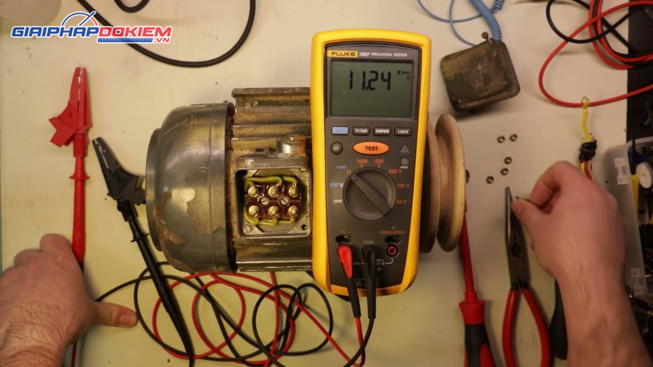 MÁY ĐO ĐIỆN TRỞ CÁCH ĐIỆN FLUKE 1507 (1000V, 10GΩ) 20 MÁY ĐO ĐIỆN TRỞ CÁCH ĐIỆN FLUKE 1507 (1000V, 10GΩ) - Ảnh 7