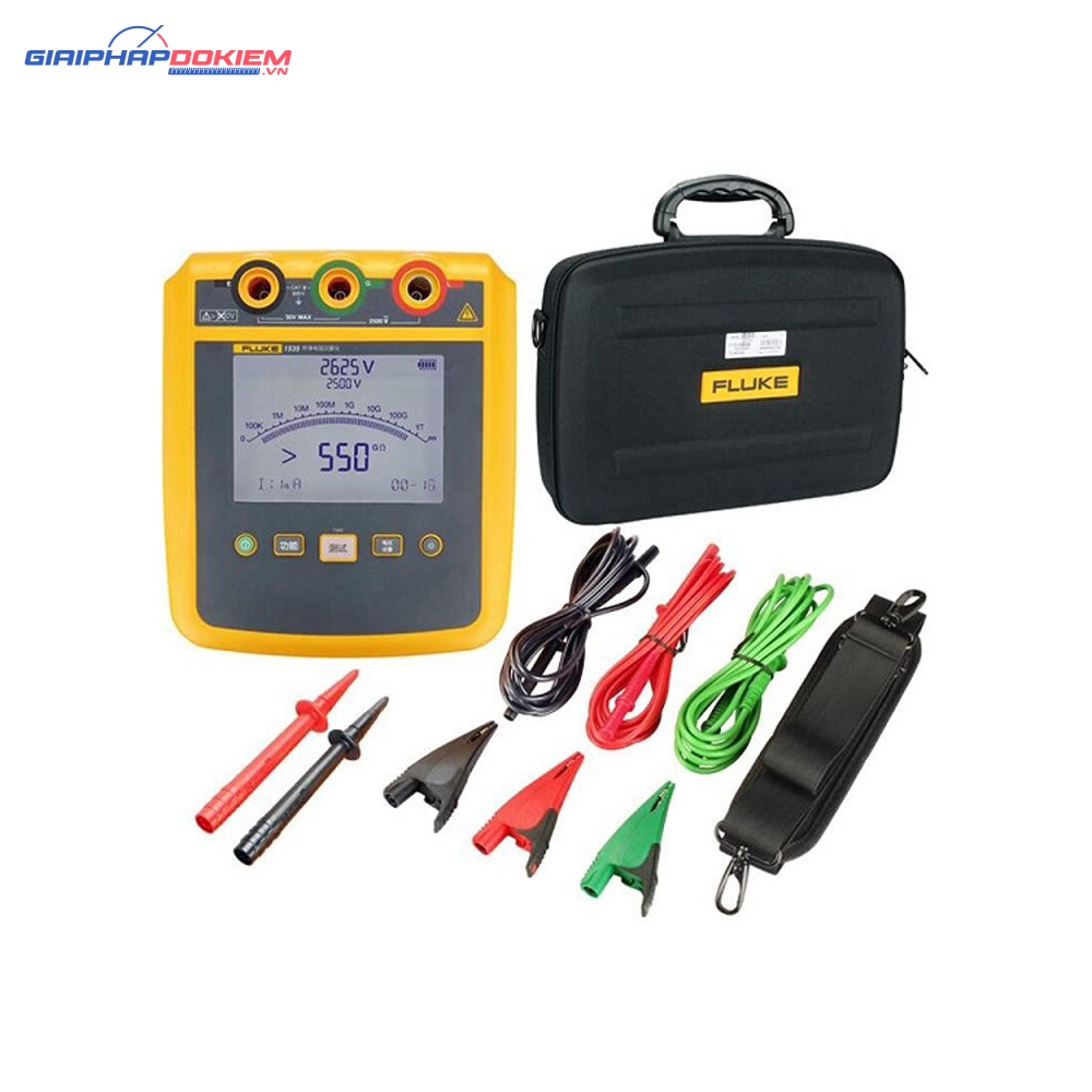 Máy Đo Điện Trở Cách Điện Fluke 1535 2500V (Megaohm kế cao áp) 17 Máy Đo Điện Trở Cách Điện Fluke 1535 2500V (Megaohm kế cao áp) - Ảnh 8