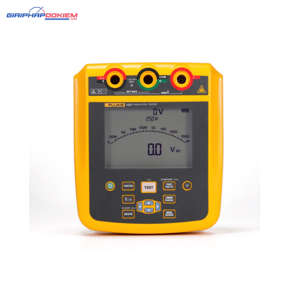 Máy Đo Điện Trở Cách Điện Fluke 1537 2500V (Megaohm kế cao áp) 10 Fluke 1537