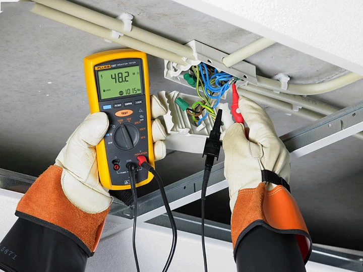 MÁY ĐO ĐIỆN TRỞ CÁCH ĐIỆN FLUKE 1507 (1000V, 10GΩ) 25 MÁY ĐO ĐIỆN TRỞ CÁCH ĐIỆN FLUKE 1507 (1000V, 10GΩ) - Ảnh 12